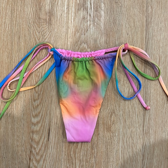 Frankie’s Bikinis Multi Colored Bikini - Picture 3 of 4